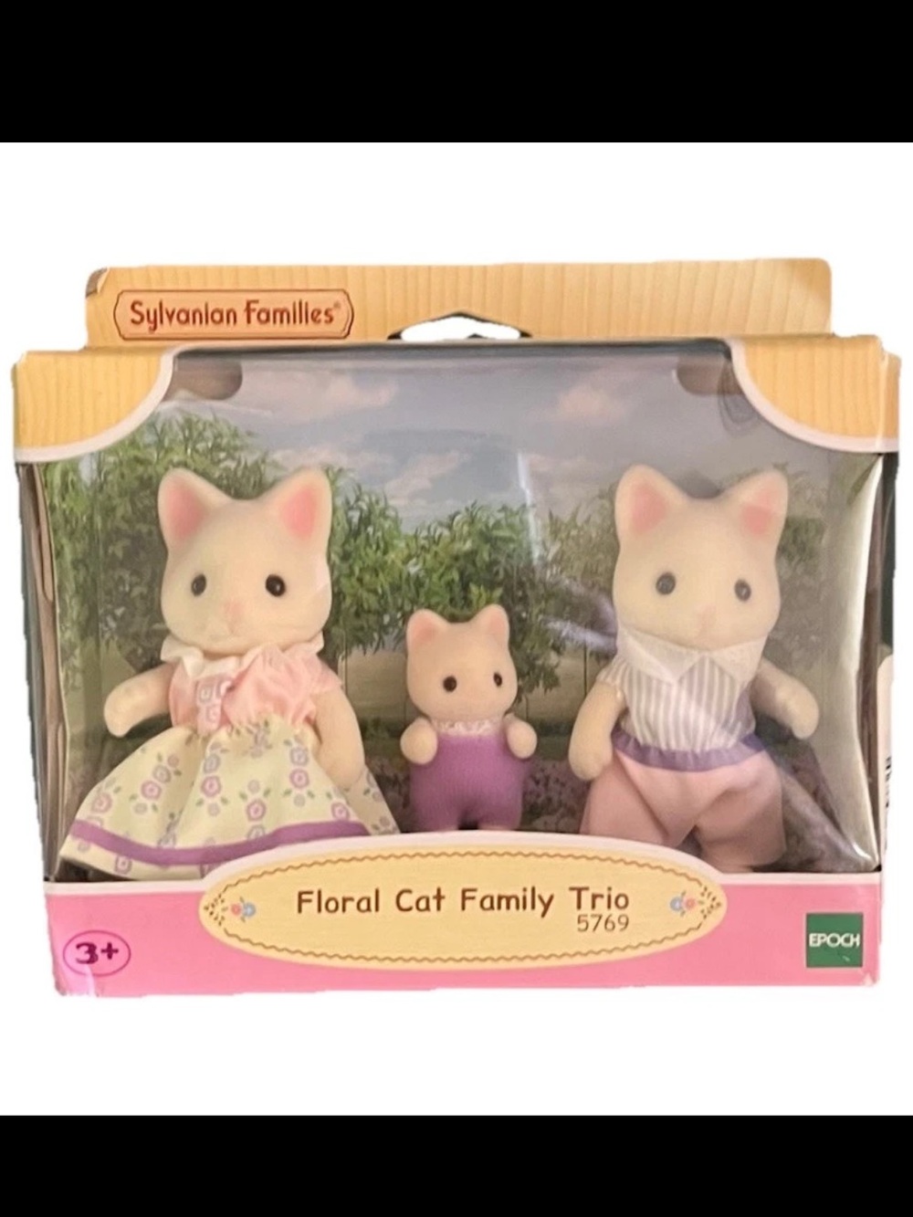Sylvanian Families Floral Cat Family Trio - Calico Critters